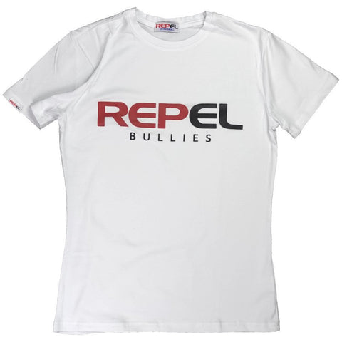 Repel Bullies Muscle T-Shirt - White