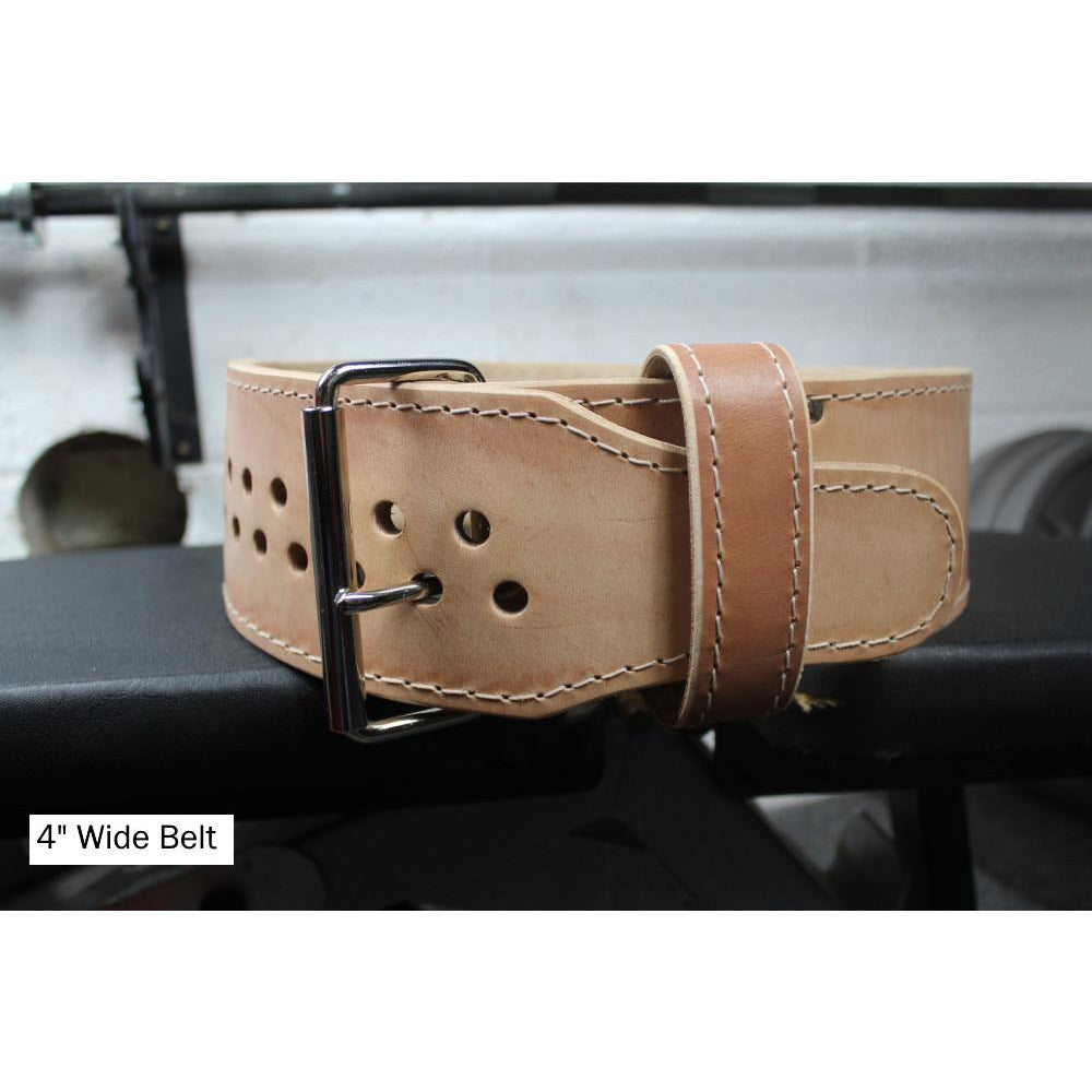 Pioneer Cut Powerlifting Belt Leather Repel Bullies