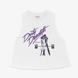 Dirty Deadlifts - Cropped Racerback Tank