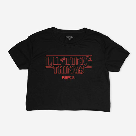 Lifting Things -  Cropped T-Shirt