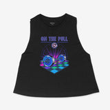 On The Pull - Crop Racerback Tank Top