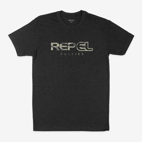 Repel Bullies - Tiger Camo - Unisex T-Shirt - Black
