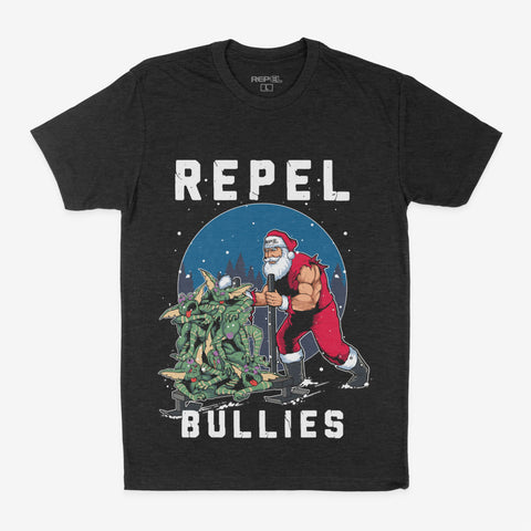 Santa vs Gremlins - Black Shirt