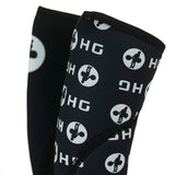 HOOKGRIP  Black Neoprene Knee Sleeves 7mm 3.0 (pair)
