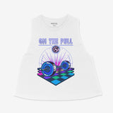 On The Pull - Crop Racerback Tank Top